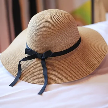 Nova muška i ženska prirodni panama, солнцезащитная šešir, plaža šešir, UV-polja, trgovina na veliko zaštita, široka kapu, slamnati krovovi alati