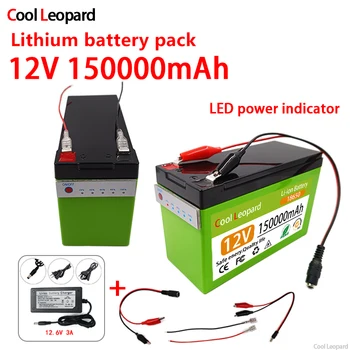 Novi Ionska baterija 18650 12V 150Ah S led, Za Prskalice, Električni Bicikl, Litij-ionske baterije, Ugrađeni u Izuzetno BMS