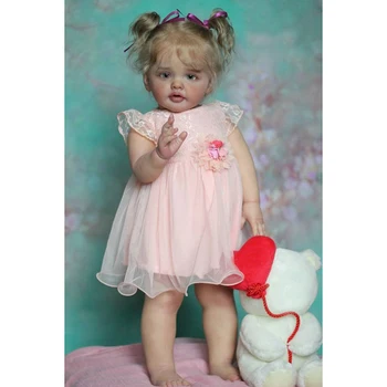 NPK 24-inčni spreman lutka-Реборн Betty, već obojene setove, vrlo realan dijete s filtar tijelom i korijen kose na rukama