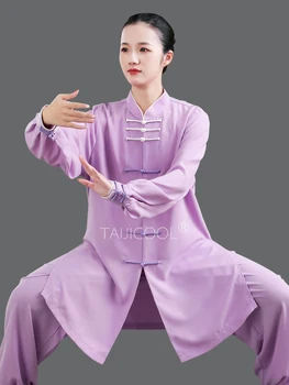 Odjeća za taijiquan, ženski novo odijelo za borilačke vještine u kineskom stilu, muški kostim za nastup u borilačkim vještinama, proljeće-jesen odijelo