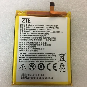 Originalna Smjenski baterija telefona za ZTE Blade A510 BA510 Li3822T43P8h725640 2200 mah bateriju za telefon na lageru