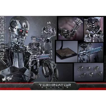 Originalni Hottoys MMS352 Terminator 5 Geneza ЭНДОСКЕЛЕТ Kostur T800 1:6 U skladištu Anime Figure Iz Zbirke Model Igračke