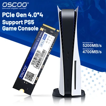OSCOO PCIe4.0 Gen4.0*4 M. 2 2280 NVME SSD 7500 MB/s. Ssd Hard disk 512 GB 1 TB, 2 TB za Igraće konzole PlayStation5 PS5