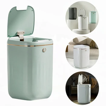 Pametan kanta za smeće Automatski vodootporni aparat velikog kapaciteta za smeće Kuhinja Kupatilo Spavaća soba wc Automatski senzor smeća 20Л
