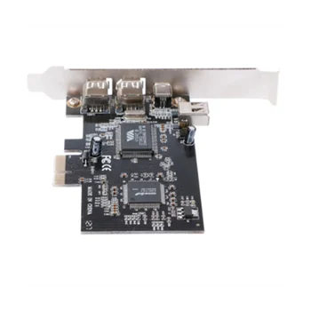 PCI-E 1X IEEE 1394A 4 porta (3 + 1) Adapter Firewire Kartica za desktop PC A06 21