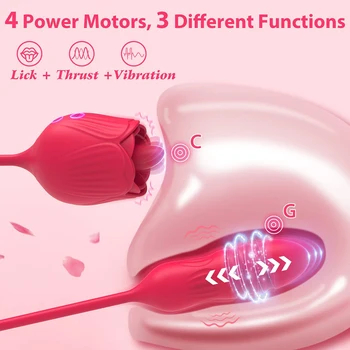 Pink Dildo je Igračka Push Vibrator za Žene Jaje Klitoris Dojenče Stimulans Lizanje Jezika Robu Za Odrasle Sisa Seks Igračke Ženske