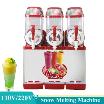 Poslovni stroj za otapanje snijega 3-цилиндровая stroj za kal Automatski stroj za hlađenje soka