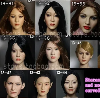 pribor za figurice u mjerilu 1/6 ženski oblik glave za 12 