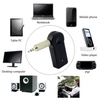 Prijamnik za Bežičnu auto prijemnik adapter Audio Stereo glazba za telefoniranje bez korištenja ruku Home auto audio adapter