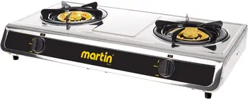 Prijenosni dual ploče za kuhanje ploča na пропановом plin, lagan, štednjak sa 25 600 BTU, čvrst, kompaktan i lagan Desi