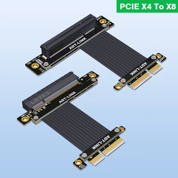 Produžni kablovi PCI Express 4.0 X4 X8 PCI-E X4 X8 Okrenuti za 90 Stupnjeva, Okomito pod Pravim kutom Za gigabitni lan, statičkim diskom (ssd) PCIe NVMe RAID