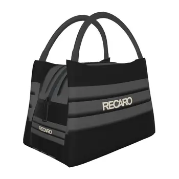 Proizveden na red torba za ланча s logotipom Recaros za muškarce i žene, toplo hladnjak, izdvojeni ručak-boks za uredske putovanja