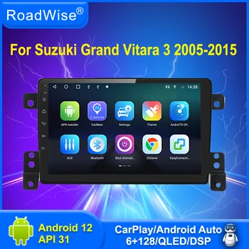 Prometni Android 12 Auto radio Mediji za Suzuki Grand Vitara 3 2005 - 2012 2013 2014 2015 4G Wifi Navi GPS 2din DVD multimedijski uređaj