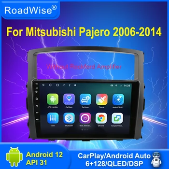 Prometni Android Auto Radio Multimedija Carplay Za Mitsubishi Pajero 4 V80 V9 2006-2012 2013 2014 4G Wifi DVD GPS 2 Din Авторадио