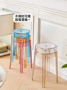 Prozirna plastična stolica home blagovaona stolice možete staviti cijele stolica online celebrity jednostavan moderan restoran stolica.