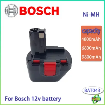 Punjiva baterija električni alat Bosch 12V Ni-MH 4.8 Ah 6.8 Ah 9.8 Ah BAT043 D70745 PSR12 GSR12 GSB12 BAT038 BAT045 BAT040