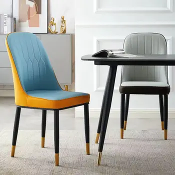 Q021 Restoran za pregovore Moderni skandinavski stolovi i stolice Luksuzni blagovaona stolice za kućnu upotrebu, stolice za odmor u hotelu, lagane stolice s naslonom Simp
