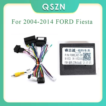 QSZN DVD Dual kutija Canbus za 2004-2014 FORD Fiesta ožičenje, kabeli za napajanje auto radio