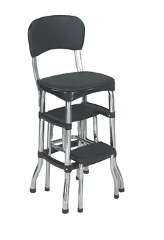 Retro-stolica COSCO Stylaire + stolica s kliznim stuba, crna