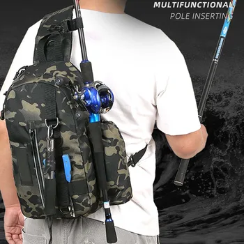 Riblja torba, sklopivi torba na rame, поясная torba, ruksak za pohranu opreme za ribolov na otvorenom, putne torbe za nošenje