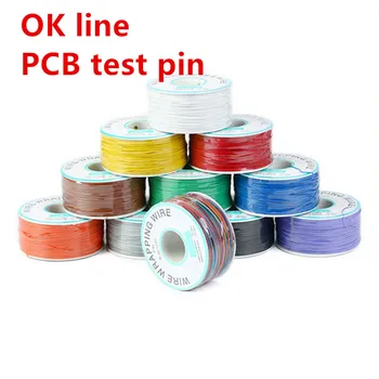 Roll 8 boja 30AWG намоточная žica bare obrađeno OK žica kabel za Povezivanje tiskanih pločica izolirani kabel za Zavarivanje pcb
