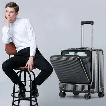 Ručni kofer, ženski 20-inčni kofer na kotačima, kutija sa lozinkom, muški poslovni kofer, prijenosni univerzalna torba na kotačima