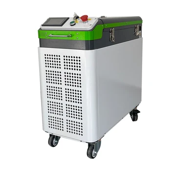 Ručni laserski puls pročišćivač snage 100 W za uklanjanje hrđe i boje, stroj za čišćenje metala
