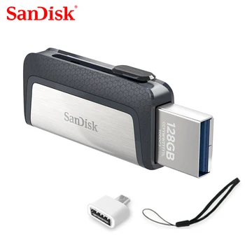 SanDisk USB Flash drive SDDDC2 128 GB Ekstremno visoke brzine Type-C USB3.1 dvokrevetna OTG 64 GB Flash memorija 16 GB 150 M/S stick 32 GB METALNE