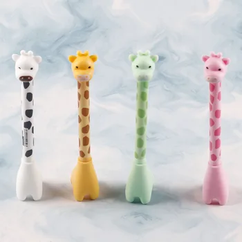 Set gel olovke slatka crtani žirafa-роллерболом, visok izgled, simulacija, studentski celina, tanka olovka za potpis