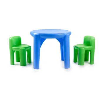 Set stolova i stolica Little Tikes, višebojno dječji stol i skup stolice, dječji stol