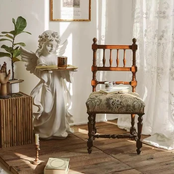 Skandinavski dizajn blagovaona stolice, moderne drvene talijanski mobilni fotelja za odmor, kožni namještaj za dnevni boravak Silla Comedor, kućni namještaj YYY45XP