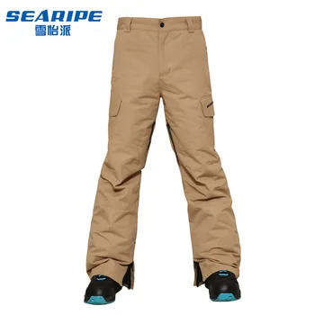 Skijaške hlače SEARIPE, muška prozračna vodootporne termalna odjeća vanjska odjeća, zimske tople hlače za aktivnosti snijeg kapom za sportove na vodi, opreme za snowboard