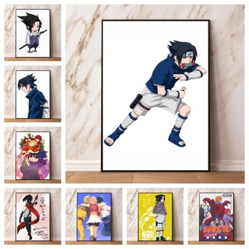 Slike anime likovi, crtani film Sasuke, wall art, darove za djecu, estetski plakat, modularni slikarstvo, ukrasne rotirajući klasik