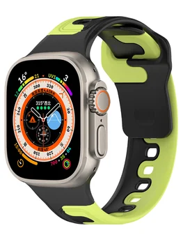 sportski remen za Apple Watch Band 45 mm 44 mm 42 mm 40 mm 49 mm 41 mm 44 mm Silikonska narukvica correa iwatch series 7 5 4 6 8 ultra SE