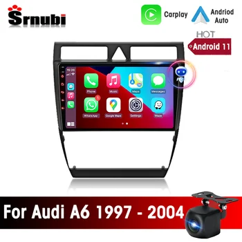 Srnubi Android 11 2Din za Audi A6 C5 1997-2004 S6 RS6 Auto Radio Media Player 2 din Carplay Auto stereo GPS DVD Multimedijski Uređaj