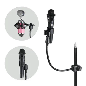 Stalak za mikrofon sa stolnim nošenje Fleksibilna guščiji vrat, podesiva na 360 stupnjeva za emitiranje uživo Ručni pribor Micr