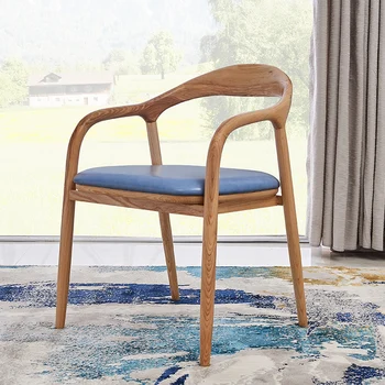 Stolica s jednostavnim leđa u kineskom stilu Stolica od punog drveta u kineskom stilu dizajnerska stolica od punog drveta Hirošima