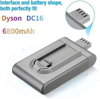 Sucedâneo da Ferramenta de Poder 21,6 V 6800mAh De Lítio-Pacote Für ionen Batterie Dyson Elektrische Cordless Staubsauger DC16