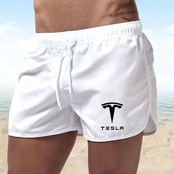 Tesla Muške kratke hlače Ljetne kupanje Muški kupaći kostim topljenje Boksač Kratke seksi plaža kratke hlače daska za surfanje muška odjeća Hlače