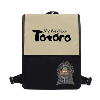 Torba Ghibli Totoro, naprtnjače, ženske torbe za žene, ruksak kawaii, ruksak za putovanja, ruksak za muškarce, ruksak za prijenosno računalo, školske torbe