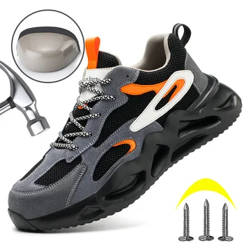 Trendi tenisice sa čeličnim vrhom, štite od udaraca i uboda, jednostavno неразрушаемая zaštitne cipele, radne čizme