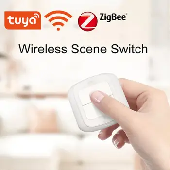 Tuya WiFi/ZigBee je Bežični prekidač scene, tipke modul, smart house, intelligent komunikacija, automatizacije original daljinski upravljač