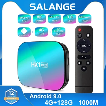 TV Box HK1 BOX 8K 4GB 128GB TV Box Android 9 Amlogic S905X3 Android 9,0 1000M Wifi 4K GooglePlay Youtube pojedinca ili kućanstva
