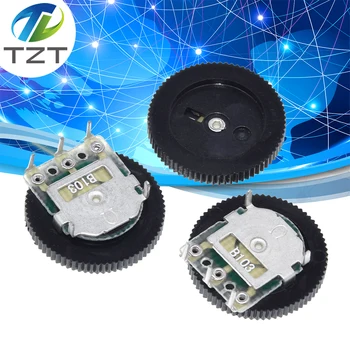 TZT 10 kom B103 16x2 mm 10 K Ω dual brojčanik коническое kotač za podešavanje glasnoće duplex potenciometar Z07 Izravna isporuka
