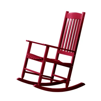 Ulične drva stolica za ljuljanje za veranda, crvena boja, dekoracija, otporan na atmosferske uticaje