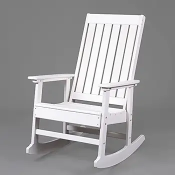 Ulične stolica za ljuljanje Weatherized Plastičnih stolica za ljuljanje s Zakrivljene Sjedala za Vrt, Travnjak, dvorištu, U kući, za Ljuljanje na trijemu, 350л