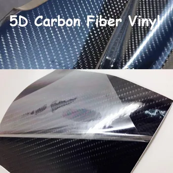 Ultra Sjajni Vinil film od karbonskih vlakana 5D, Super Sjajni 5D Углеродная film, podsjeća na pravi Ugljik, bez mjehurića Veličine: 1,52 * 20 m / rola