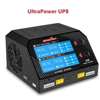 UltraPower UP8 AC 400 W DC 600 W 16A X2 Dual-channel Izlaz 1-6 s Punjač Stezaljka za Bežično Punjenje Telefona/Neradnik