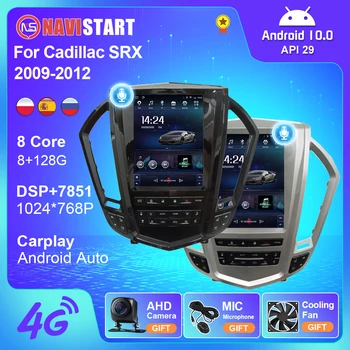 Uređaj NAVISTART Tesla za Cadillac SRX 2009-2012 Android 10 4G WIFI Carplay Mediji GPS navigacija 2 Din Bez DVD player
