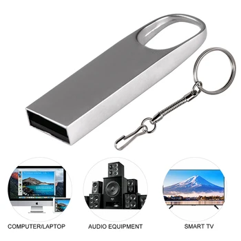 USB 2.0 Prijenosni Mikro Flash Drive Flash Drive 128 GB prostora za pohranu Velikog Kapaciteta Metalni Memorije Pogon U Disk Modni Poklon